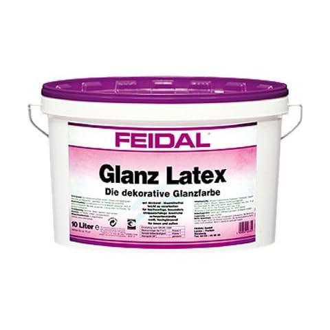 Feidal Glanz Latex 5 L/weiß/glänzende Latexfarbe für Neu- und Renovierungsanstriche Cover