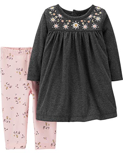 Ensemble haut manches longues et legging bébé fille Carter's 3 mois pour sorties en poussette