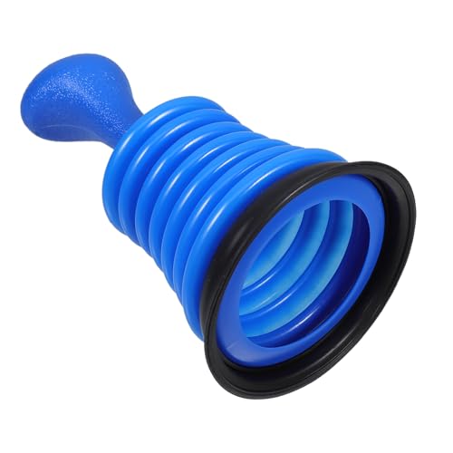 jojofuny Outil de Débouchage de Canalisations Portable en ABS Bleu Ventouse pour Évier Bain et Toilettes pour Petits Espaces et Utilisation en Camping-Car