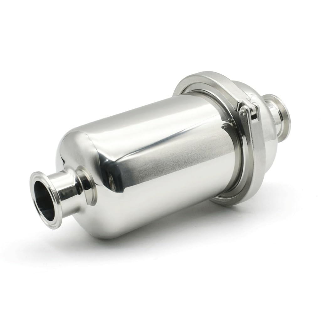 ACVACV Short inline filter, for 51mm pipeline x 2" Tri Clamp SUS 316 stainless steel homemade beer brewing Accessories(30 Mesh)
