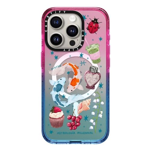 Coque compatible Magsafe iPhone 15 Pro CASETiFY au style barbe à papa unique