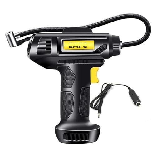 Compresseur 150 PSI gonfleur de pneu compact avec écran numérique et arrêt automatique