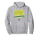 Oregon Ducks - WCWS Stripe - NCAA Softball Pullover Hoodie