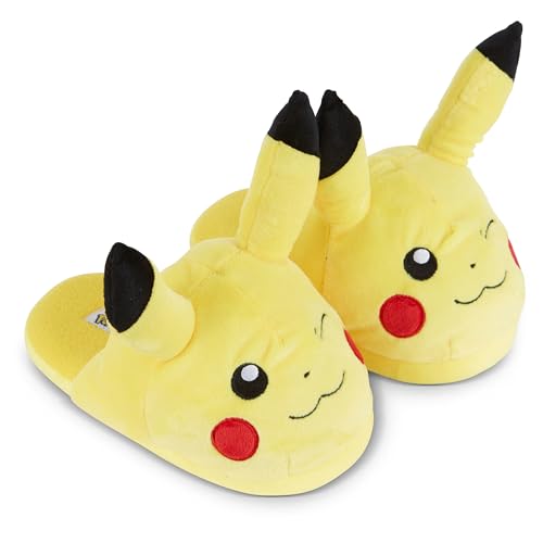 Pokémon Pikachu Boys's Sneakers – Officially Licensed | Comfortable Canvas Lace-Up Shoes | Fun Character Design Yellow