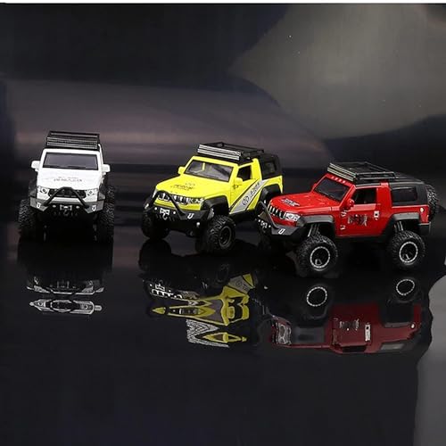 Image of Metal Pull Back Diecast Car 1:32 WARWOLF Jeep Pull Back Car Model with Sound Light Boys Gifts Toys for Kids【Pack of 1】