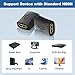 exgoofit HDMI Female to HDMI Female Coupler Connector Pack 6pcs Adapter Extender F/F High Speed