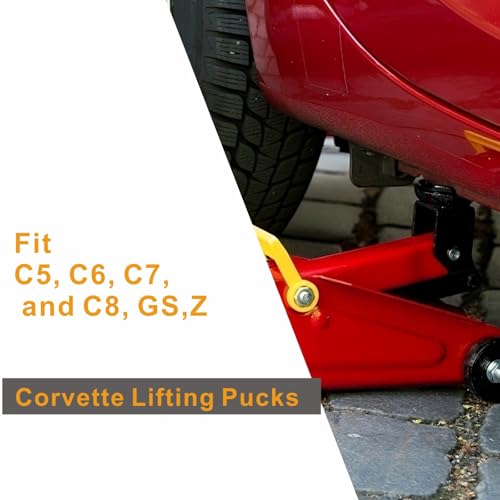 Image of 4pcs Jack Rubber pad Compatible c5 Corvette Lift Pucks c6 Jack Puck