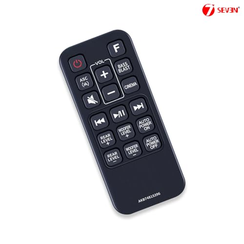 Image of 7SEVEN Compatible for Lg Soundbar Remote Control Original AKB74815396 Model Match Exactly Key by Key to Replicate Performance as Like Genuine Control
