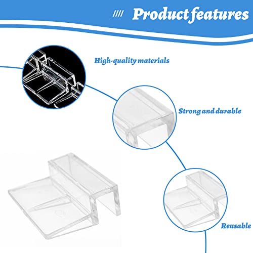 OTKARXUS Aquarium Lid Clips,8PCS Fish Tank Cover Clips - Image 3
