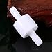 Hilitand Check Valve Plastic Inline Check Valve One Way Non Return Check Valve for Water Fuel Gas Liquid Air (6mm)