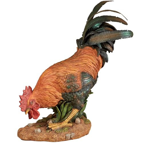 Escultura de Gallo Ruler of The Roost para Mesa