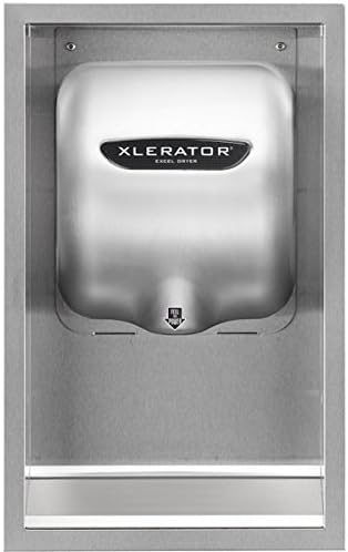 ADA-Compliant Hand Dryer Recess Kit To Help Keep Water Off Floor and Wall