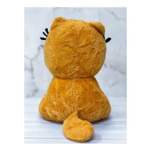 Image of ADORA Cute Orange Cat Soft Toy Plush - 25cm Stuffed Animal for Kids & Adults | Ultra-Soft & Huggable Kitty Plushie | Adorable Gift for Girls, Boys, and Cat Lovers | Kawaii Plush Toy for All Ages