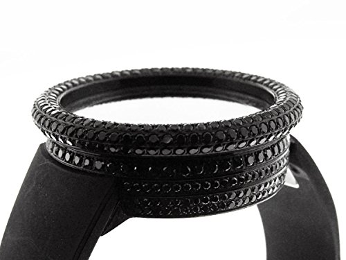 Mens 50mm Techno Com Kc Full Case Black Cz Watch2