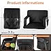 Leanandrio Heated Stadium Seats for Bleachers, Heated Bleacher Seat with Backrest, Folding Stadium Seat Bleacher Chair with Armrests, Portable Stadium Chairs for Outdoor Sport Events