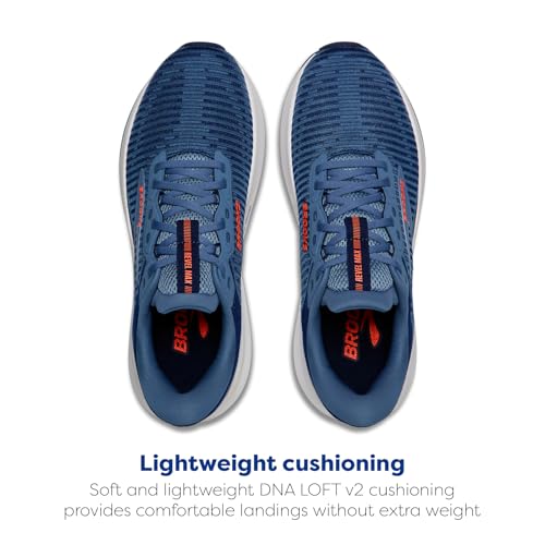 Brooks Brooks Men’s Revel Max Neutral Running & Walking Shoe - Beacon Blue/Moonlight/Orange - 13 Medium