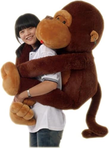 Citybaby ゴリラぬいぐるみ 長い腕 特大枕 カップル 猿 動物 おもちゃ 誕生日 子供 ふわふわ 猿 パッケージ 室内装飾 サプライズ (130cm) [並行輸入品]のサムネイル