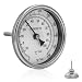 Ferroday Stainless Steel Thermometer Dial Thermometer 1/2 NPT Homebrew Kettle Thermometer With Lock Nut & O-ring ( 0-220ºF, -10-100ºC)