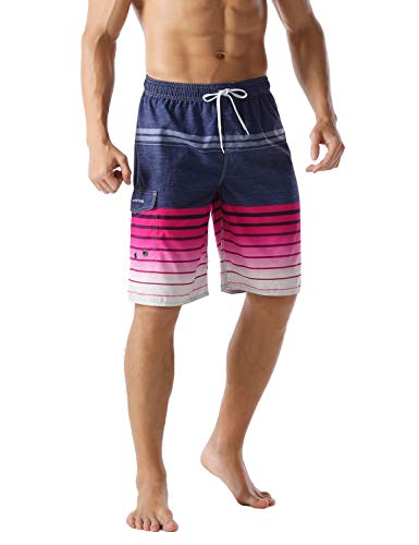 unitop Men's Swim Trunks Classic Lightweight Board Shorts with Lining2