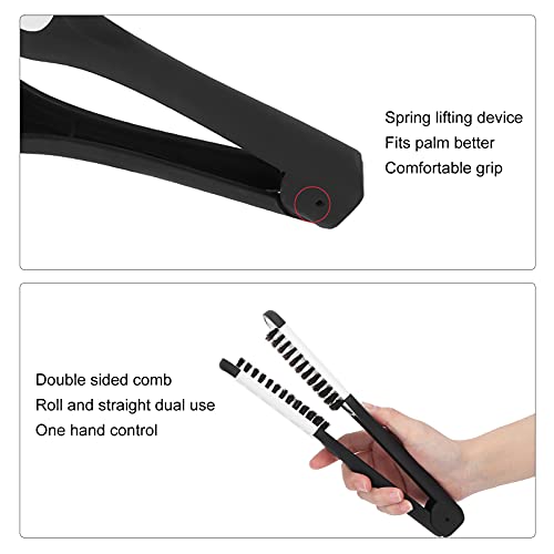 Cepillo alisador para cabello doble cara miniatura 4