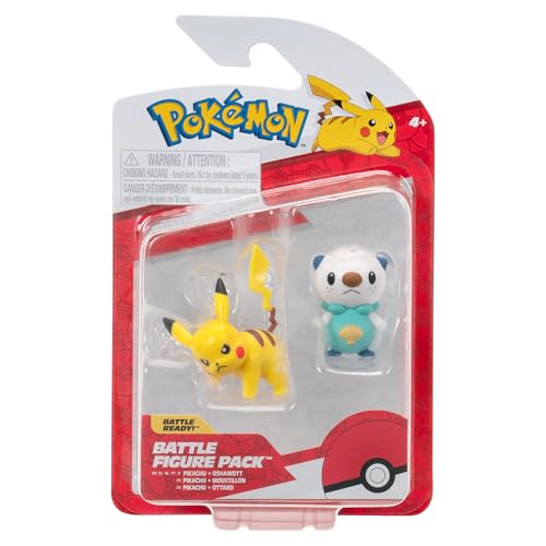 Pokémon Battle Figure First Partner 2 Pack (Oshawott & Pikachu #4) W6