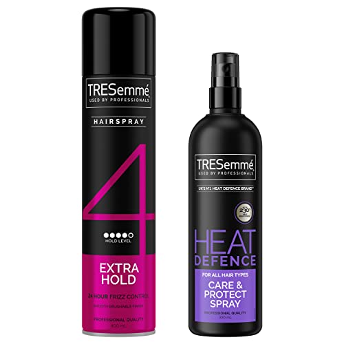 TRESemme Heat Defence Spray & Extra Hold Hair Spray Styling Regime Bundle 2 Piece