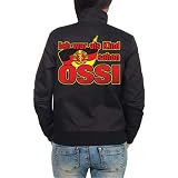 Spaß kostet Frauen Harrington Jacke Ich war als Kind schon Ossi (mit Rückendruck) Größe XS bis 5XL