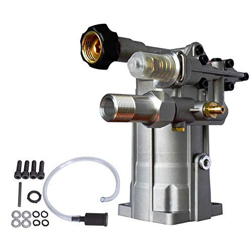 SurmountWay 3000 PSI Pressure Washer Pump Horizontal 3/4 Shaft Replacement Power Washer Pump 2.3 GPM for 308653052,308653006, 202274GS(Horizontal)