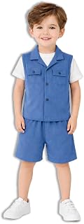 3BROS Kids Cotton Shirt Shorts Set for Boys Kids Clothing/Boys Clothing Set (Party/Festive) Wear Price In India