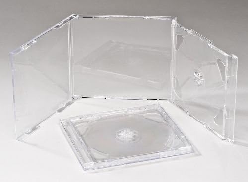 Vision Media 10 X Double Clear CD Case - Professional Grade Quality