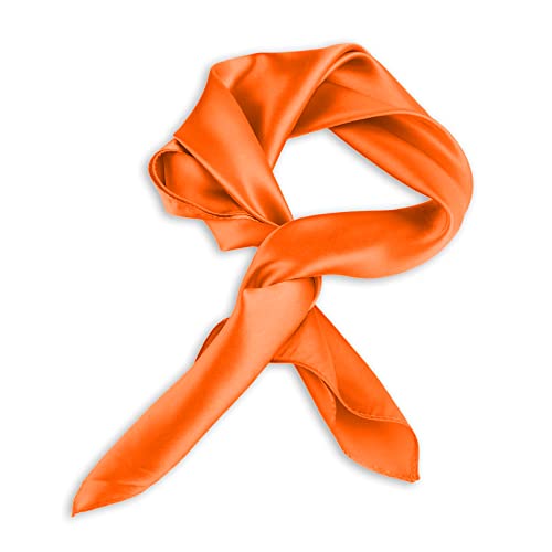 DOOVID Scarf Square Satin Headscarf Ribbon Neckerchief Women Scarfs Handbag Accessories