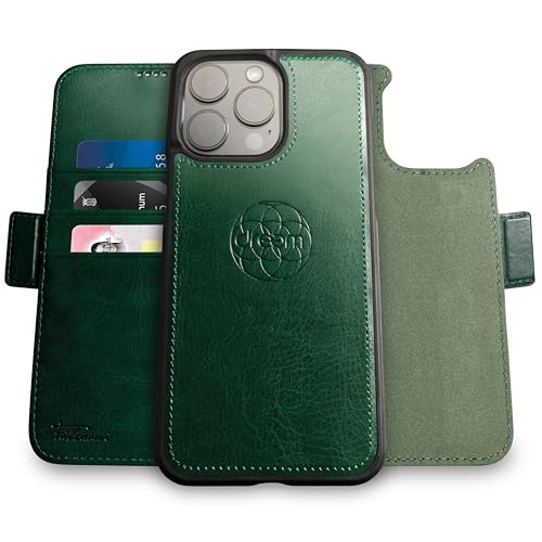 Coque iPhone 14 Pro avec protection RFID contre le piratage et etui portefeuille antichoc