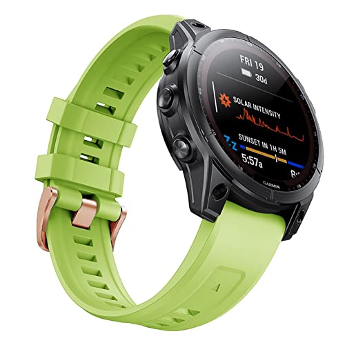 Bracelet de rechange silicone 20 mm Garmin Fenix 7S 6S Pro 5S Plus agate