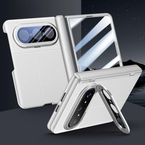 Coque Huawei Pura X Max antichoc en cuir premium robuste blanc