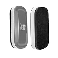 maxtek Whiteboard Schwamm Magnetisch, 2er Pack Starker Magnetischer Radierer, Whiteboard Zubehör & Eraser für Trockenreinigung auf vielen Oberflächen (Grau, 2 Stück)