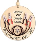 Funny Christmas Ornaments 2026, I Got You Some Jumper Cables Ornament, Funny, Funny Gifts for Coworkers, Ugly Christmas Ornaments, Best White Elephant Gift Christmas Ornament