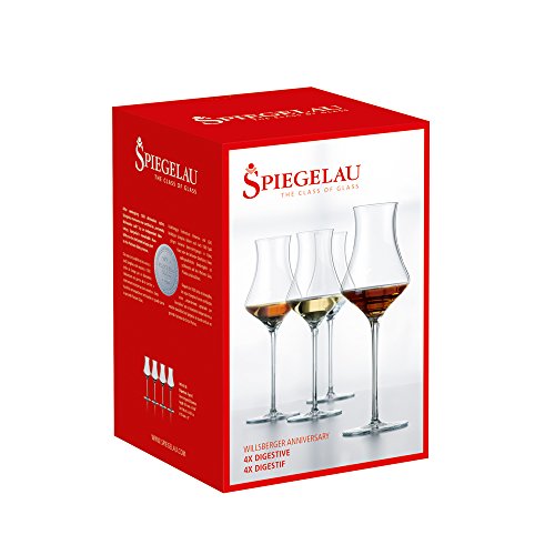 Spiegelau & Nachtmann, Wine Glasses, Willsberger Anniversary Digestive Glasses 4 X 190 Ml Transparent #TOP3