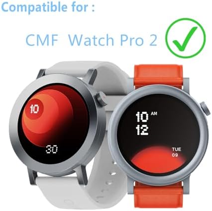 Screen Protector Compatible for CMF Watch Pro 2 Smartwatch (3 Pack) Clear Tempered Glass protective film