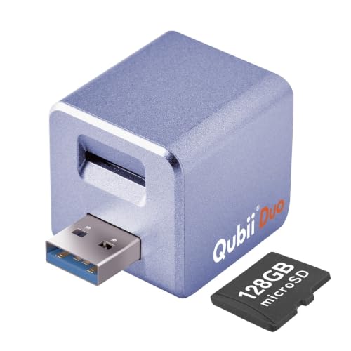 Amazon.co.jp: Maktar Qubii Duo USB Type A パープル (128GB microSD