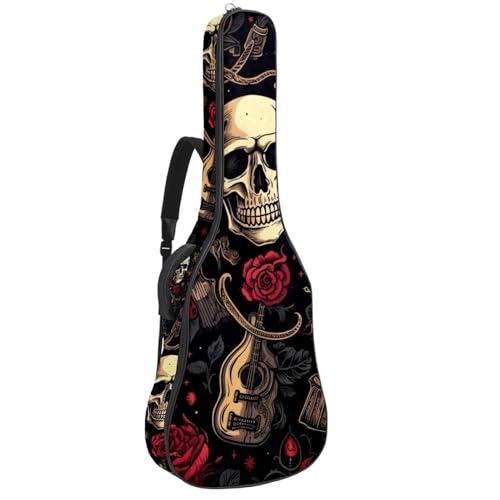 Sac de guitare étanche à éponge protectrice pour transport sécurisé de guitare acoustique 42 pouces