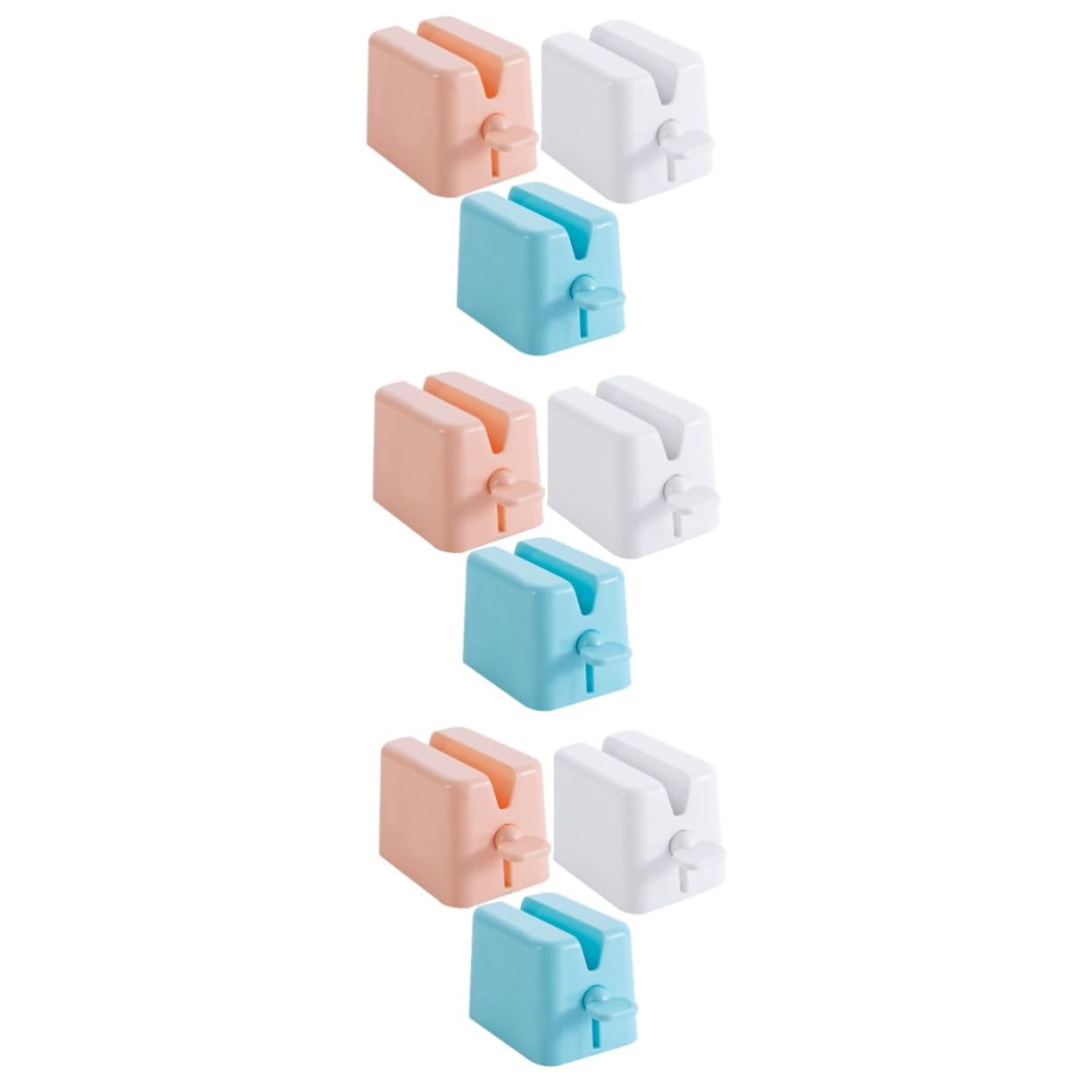 Healeved 9stücke Teiliges Zahnpasta Squeezer Kunststoff Handlicher Tubenquetscher Für Badezimmer Effizientes Ausdrücken Von Zahnpasta Handcreme Und Und Platzsparend Weiß Und Blau