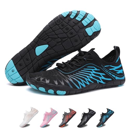Hike Barefoot Shoes for Women & Men,Quick Dry Water Shoes, Non-Slip Athletic Footwear,Aqua Sports Outdoor Shoes for Pool Beach Surf Walk Water Yoga