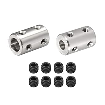 DMiotech 6-6mm Bore L20XD12 Rigid Coupling Shaft Coupling Joint