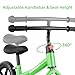 Elantrip Balance Bike, Lightweight Black Toddler Bike for 1-3 Year Old Boys, Birthday Gift Toys for 1-3 Year Old Boys and Girls, No Pedal Bikes for Kids with Adjustable Handlebar and seat