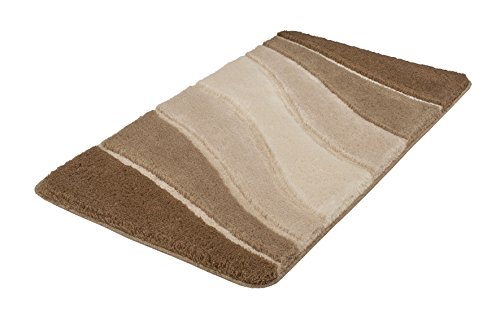 Meusch 2322271549 Badteppich Ocean, 80 x 150 cm, taupe