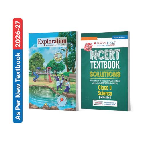Image of NCERT Science - Exploration Textbook and Textbook Solutions Supplement Class 9 (Set of 2 Books) (NCERT) | Revision Notes & Exercise Questions