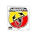 Abarth Autocollant 1 Bouclier, 15 x 20 cm