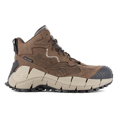 Reebok Work Mens Zig Kinetica Edge Ii Waterproof Composite Toe Work/Duty - Brown4