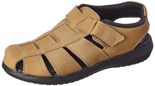 Woodland Mens Khaki Leather Sandal-6 UK (40 EU) (GD 26983) (B0CJMHHVST) Amazon Price History, Amazon Price Tracker