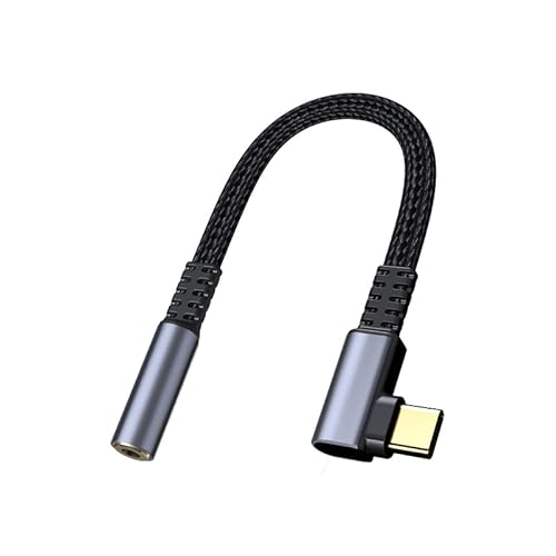 Adaptateur de Prise Casque USB C vers 3,5 mm, Adaptateur Audio auxiliaire USB Type C Jack, Puce DAC pour Samsung Galaxy s21 S20 Ultra S20 + Note 20 10 s10 s9 Plus, Pixel 4 3 2 XL, IP Pro, etc Cover
